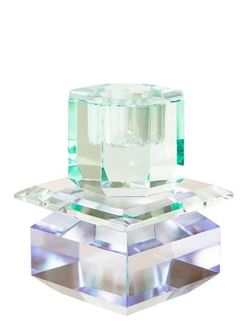 C'est Bon Crystal Candle Holder - Blue - ONE SIZE