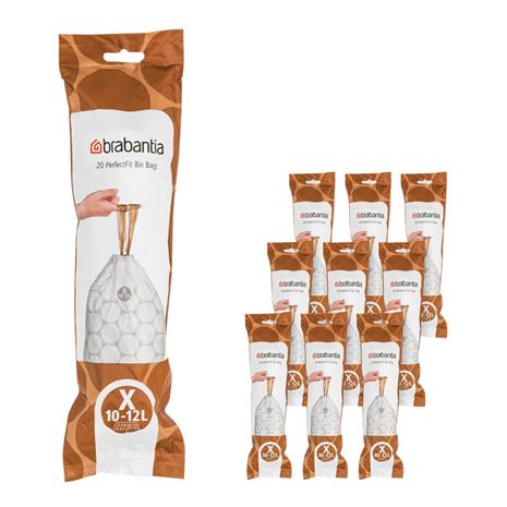Brabantia Brabantia PerfectFit roskapussi 200 pussia Malli X, 10-12 l