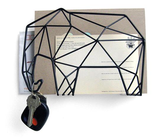 Kikkerland Letter Organizer Elephant -kirjeteline
