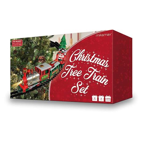 Mikamax Christmas Tree Train Set