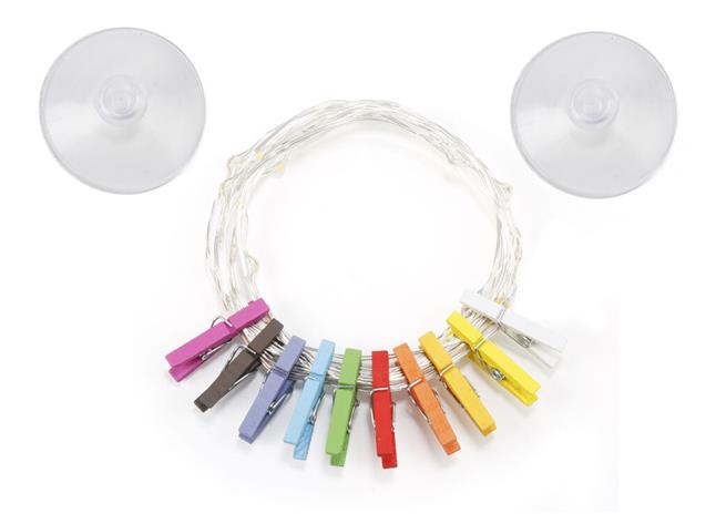 Kikkerland - Mini Clothspin String Lights (LT17-EU) – kuva 2/2