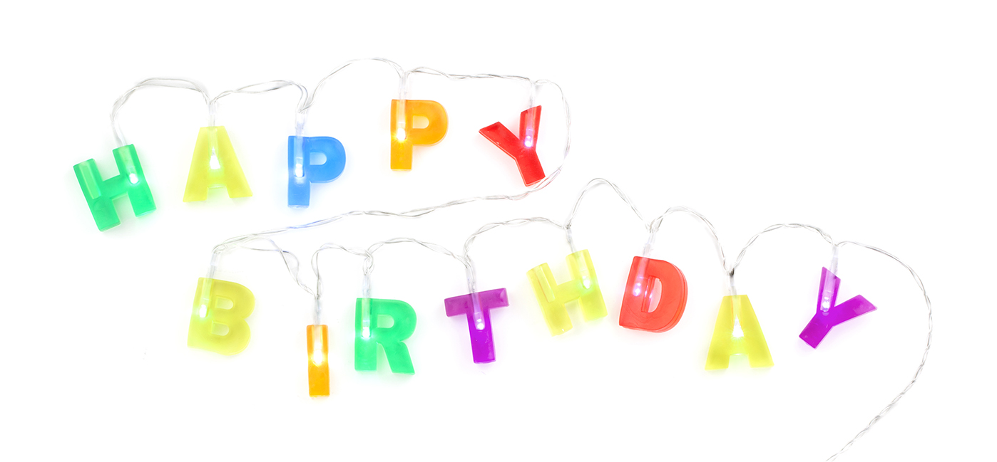 Kikkerland - Happy Birthday Lights (LT01-EU)