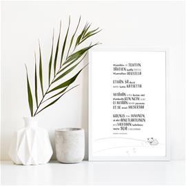 KIRPUNKOTI AINUTLAATUINEN POSTERI