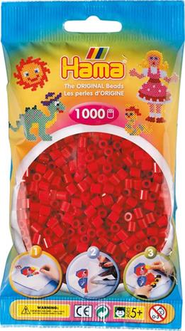 Hama Ironing beads-dark red (022) 1000pcs.