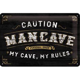 Nostalgic-Art 20x30 Man Cave Metallikilpi