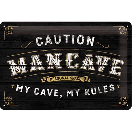 Nostalgic-Art 20x30 Man Cave Metallikilpi