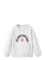 Mango Printed Cotton Sweatshirt - Grey - 5-6 – kuva 1