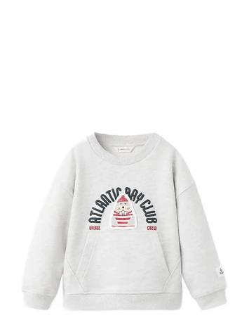 Mango Printed Cotton Sweatshirt - Grey - 5-6 – kuva 1/3