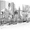 Artgeist Black & White Comic Style taulusetti – kuva 1