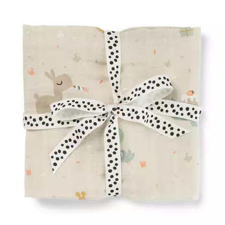 Done by Deer - Swaddle - Celebration Sand - 120 x 120 cm