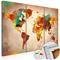 Artgeist Painted World [Cork Map] korkkitaulusetti – kuva 1