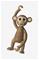 Swing Monkey puukoriste tammea – kuva 5