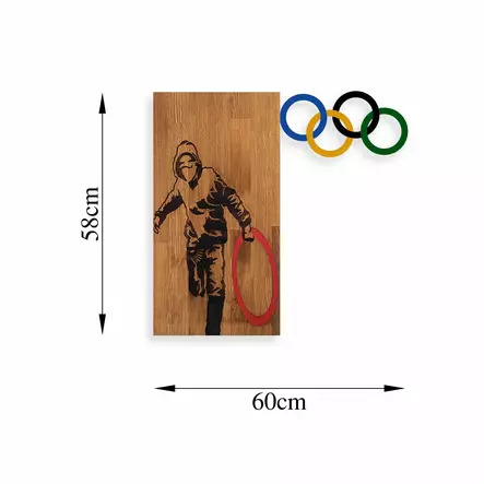 Riippuva koriste Banksy 14, 1 kpl.