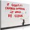 Artgeist Quotes Graffiti Wide taulu – kuva 1