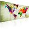 Artgeist Colourful Continents taulusetti – kuva 1