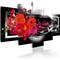 Artgeist Gerberas On Black Background taulusetti – kuva 1