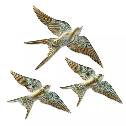 Opviq-seinäkoriste Flying Swallow 1, 3 kpl