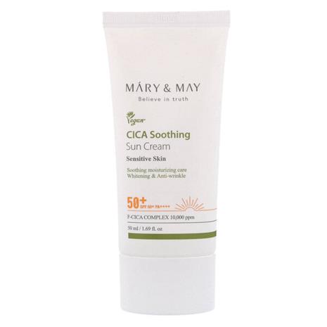 Mary & May Cica Soothing Sun Cream SPF50+ PA++++