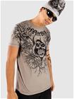 Affliction Misfits Reaper T-paita silver lava wash Miehet