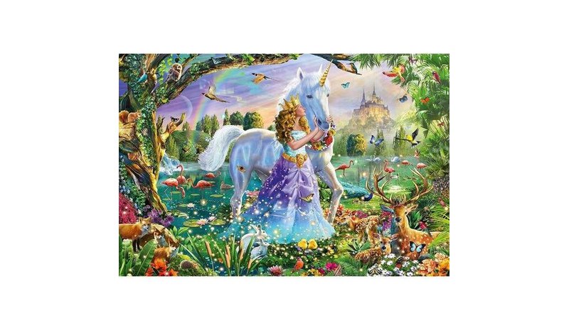 SCHMIDT PRINCESS UNICORN AND CASTLE 150P – kuva 1/2