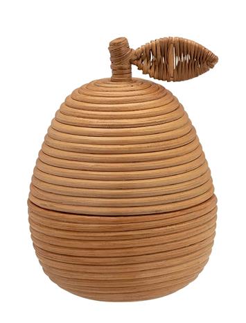 Anna + Nina Pear Rattan Box - ONE SIZE