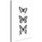 Artgeist Three Butterflies Vertical taulu – kuva 1