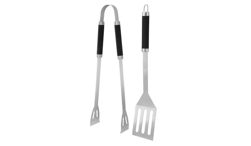 Grillipihdit ja lapio, metallia, 38cm – kuva 1/1