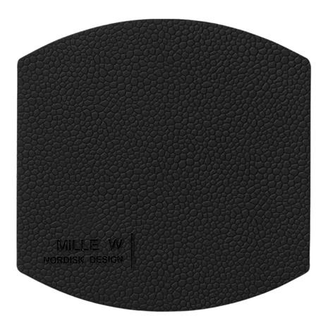 MiLLE W NORDISK DESIGN - Ellips Lasinalunen 10x10 cm Musta