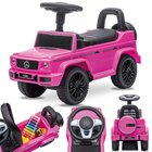 Potkuauto lapsille lasten auto Mercedes Mercedes Benz G luokka vaaleanpunainen Sun Baby