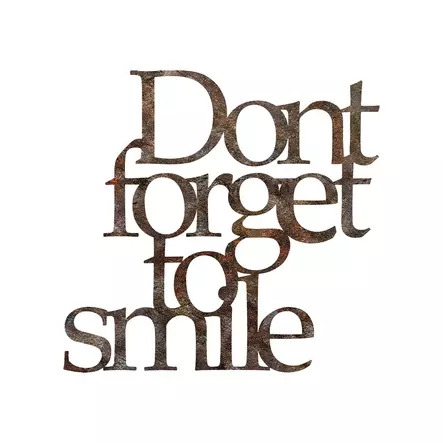 Seinäkoriste Rusty Don't Forget For Smile, 1 kpl