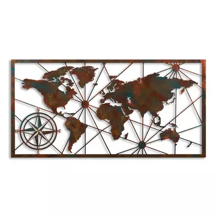 Seinäkoriste World Map Large - 2, 1 kpl