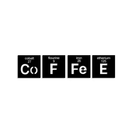 Seinäkoriste Coffee 13, 4 osaa