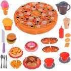 Ruoka, lelut, keittiö, lelut muovipizza, pikaruoka