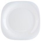 Valkoinen neliölautanen Luminarc CARINE, 26,5 cm