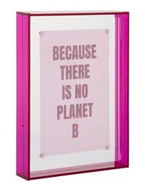 present time Photo Frame Gayo Medium Acrylic - Pink - H19CM