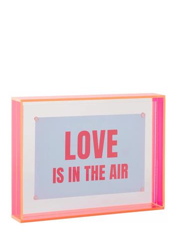 present time Photo Frame Gayo Medium Acrylic - Pink - H19CM