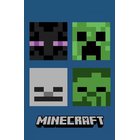 Minecraft ruudullinen lapsille 100x150 cm