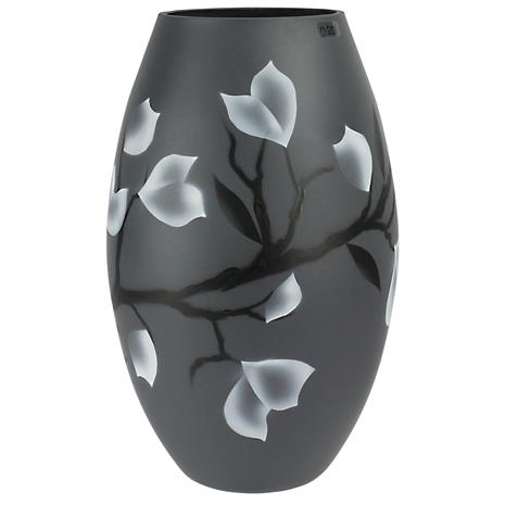 Nybro Crystal - Nippon Vas 26 cm Harmaa