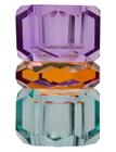 C'est Bon Crystal Candle Holder - Green - ONE SIZE
