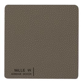 MiLLE W NORDISK DESIGN - Rectangular Lasinalunen 10x10 cm Harmaa