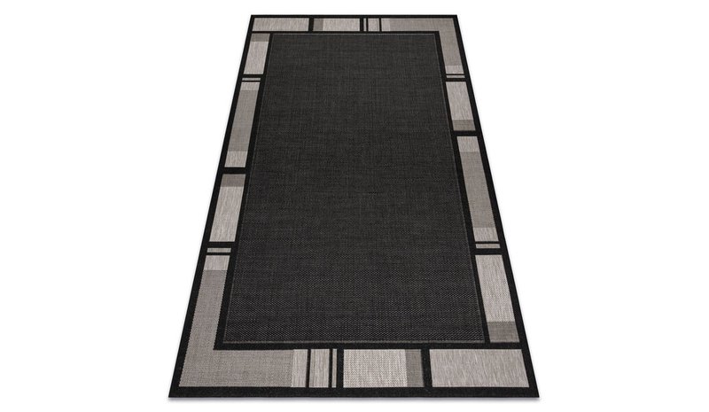MATTO STRING SIZAL FLOORLUX musta / hopea – kuva 3/5