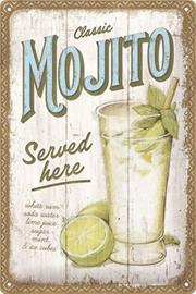 Nostalgic-Art 20x30 Mojito Served Here Metallikilpi