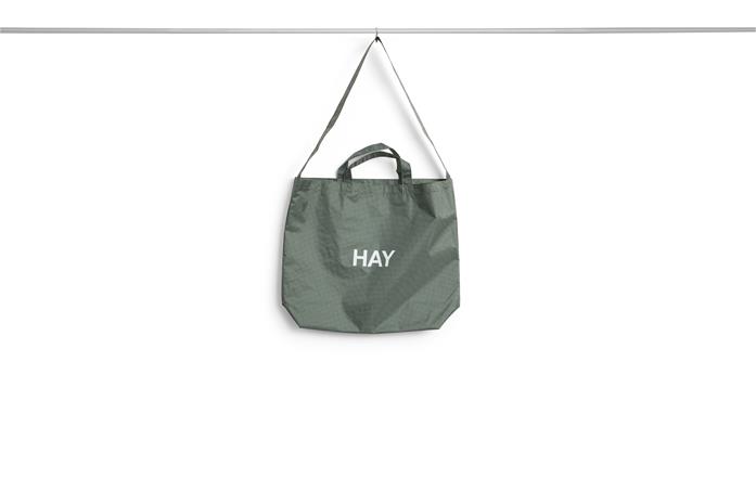 HAY Grid Crossover Bag laukku medium Tummanvihreä