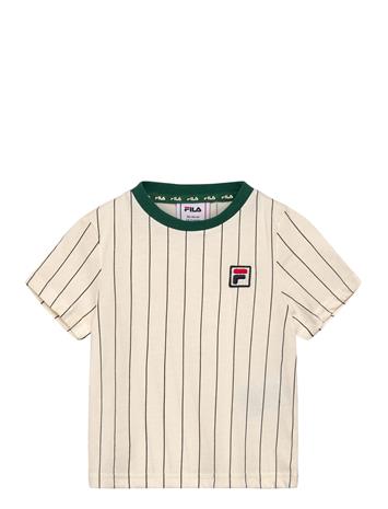 FILA Lubaco Regular Pinstriped T-Shirt - Black - 122-128