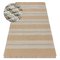 Matto JUTE 3734 beige / harmaa raidat – kuva 1