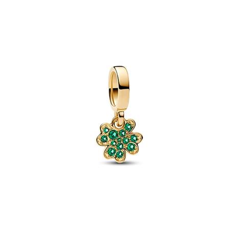 Pandora Four-leaf Clover Dangle hela, kullattu 762751C01