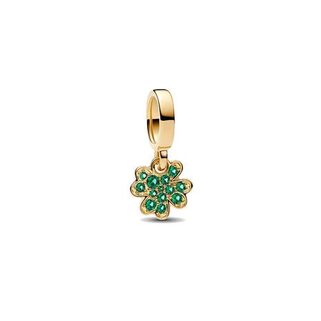 Pandora Four-leaf Clover Dangle hela, kullattu 762751C01
