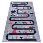 BAMBINO 2092 liikennematto, liukumaton - antrasiitti