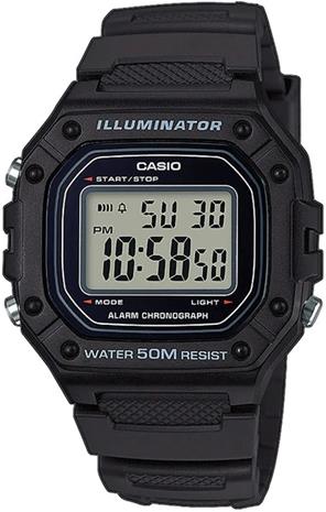 Casio Digital W-218H-1AVEF