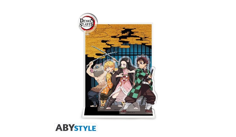 Figu - Acryl: Demon Slayer - Group, Diorama (16cm) FIGU